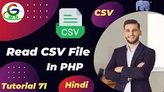 How To Upload CSV Data in Database|| Read CSV File || Guri Web Developer || PHP Tutorial in Hindi