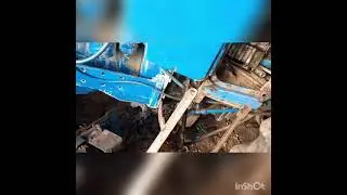 Удобная подножка на Т 40.Меняем колесо.