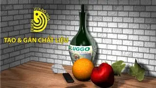 Tạo Và Gán Chất Liệu Trong 3D Max #dohoamaytinh #thietkedohoa