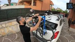 Montaggio bici un portabici posteriore