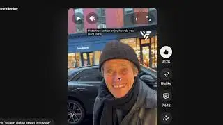 William Dafoe's drip cooked. So I found the exact location of where the interview was taken.