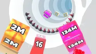 Ball Run vs Jelly Tube Run 2048 - Math Games Max Level Android, iOS Game Video