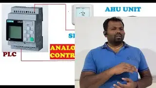 PLC PROGRAMMING - Controlling AHU unit with return Air sensor 0-10V input/Siemens PLC