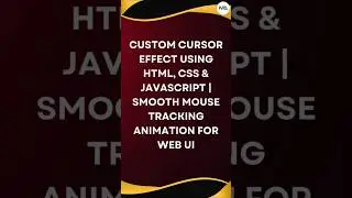 🖱️ Create a Custom Cursor Effect in 60 Seconds! ⏳ (HTML, CSS, JavaScript) 