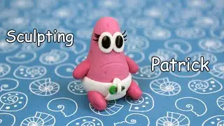 Making BABY PATRICK from SPONGEBOB SQUAREPANTS out of polymer clay!