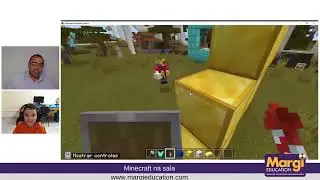Minecraft na Sala com aluno: Português e alfabeto