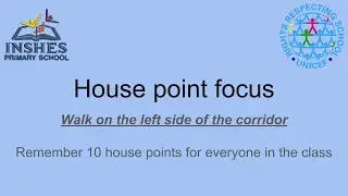 Inshes PS - House Points Focus - November 2020