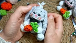 Mini tavşancik yapımı|Anahtarlık, çanta süsü tarifi