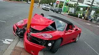 Придурки на Суперкарах  Приколы  Суперкар купил а вот умение ездить   нет