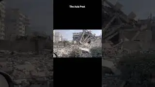 Footage shows the scale of destruction in Gaza City #shorts