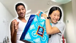 Here's what I got from the Aldi Grand Opening | My Husband reacts to it!