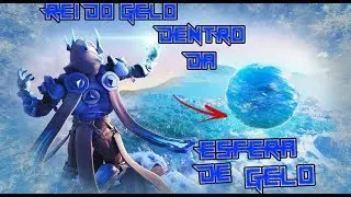 ENCONTREI O -REI DO GELO- DENTRO DA ESFERA CONGELADA DO FORTNITE!!!