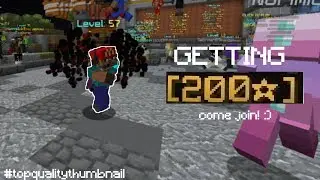 Getting 200 Star in bedwars! /w MCVisuals