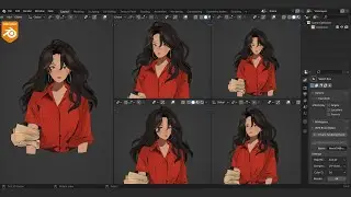 How I make 3d Anime girl in Blender -3.6