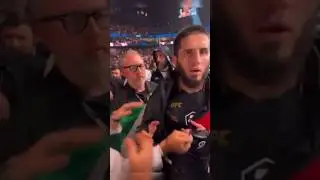 Ислам Махачев после боя 