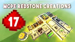 17 AMAZING MCPE REDSTONE CREATIONS!!!  || Minecraft Redstone Creations
