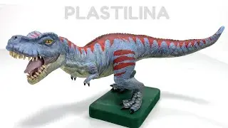 Como hacer un T-REX de Plastilina paso a paso - Mi mundo de Plastilina