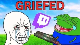 GRIEFING An ANGRY Streamer In RUST (HE CRIED)