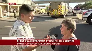 Witness describes seeing plane crash near Honolulu airport