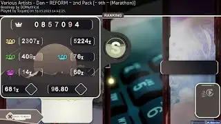 9th Dan Clear 96.80% accuracy [osu!Mania]