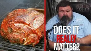 Should You Be Cooking Your Pork Butt Fat Side UP Or DOWN? | HowToBBQRight Podcast Clips
