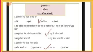 pseb class - 8 science competency based test worksheet - 3 full solved 2024