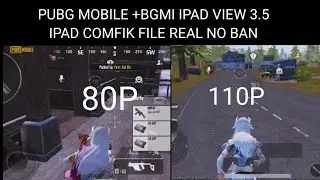 PUBG MOBILE BGMI IPAD VIEW || COMFIK FILE || Pubg mobile bgmi real comfik file videos 