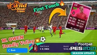 M. OWEN Deadly volley ⚽️💥 #Shorts #Pes2021