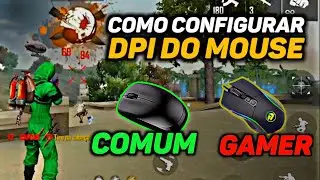Como CONFIGURAR DPI do MOUSE COMUM e GAMER ✅ BLUESTACKS MSI FREE FIRE