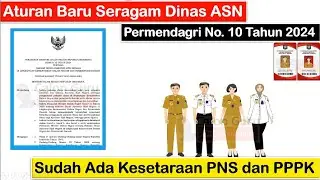 RESMI Aturan Baru Seragam Dinas ASN bagi PNS dan PPPK Menurut Permendagri No. 10 Tahun 2024