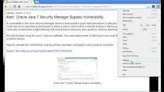 How to Disable Java in Chrome