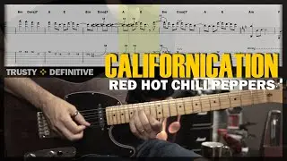 Californication | Guitar Cover Tab | Solo Lesson | Backing Track with Vocals 🎸 RED HOT CHILI PEPPERS