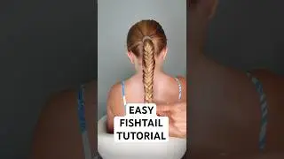 EASY FISHTAIL BRAID TUTORIAL | Audrey and Victoria 