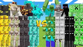 ULTIMATE 4v4 MOB BATTLE!