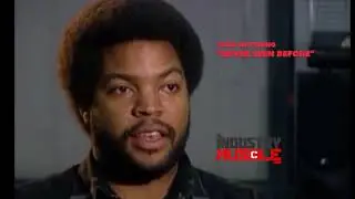 Never seen before #14 ICE CUBE in 1993 owns a reporter trying to diss Black music Artist!!