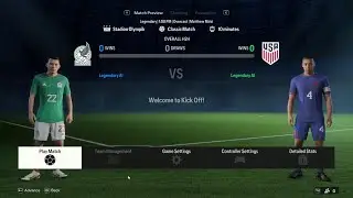 Mexico vs United States | EA FC 24 Gameplay Simulation | [4K 60FPS]