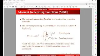 Moments & Moment Generating Functions With Solved Examples & Exercise ||Tutorial 3 (H)