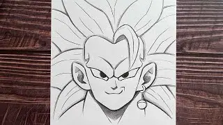 How to draw Goku Super Saiyan | Easy anime sketch | Easy to draw for beginners