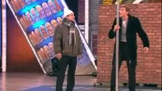 КВН Колян прилип к столбу