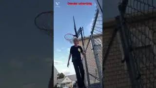 The shortest person to ever dunk!?