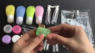 19 pcsset Travel Toiletry Leak proof Containers