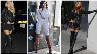 Fabulous Designs Of Latex Leather High Heel Pointed Toe Thigh High Boots | Leather Long Boots