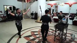 Фирменная подача шашлыка на свадьбе.