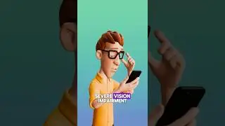 Smartphone Features for Visual Impairments 👁️📱#reelsvideo  #smartphone #accessibility #tech