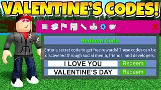 VALENTINES DAY CODES! *Free blocks & More!* Build a Boat