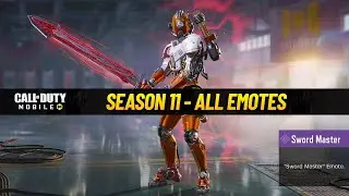 Season 11 All Emotes Codm | Battle Pass Emote S11 Cod Mobile