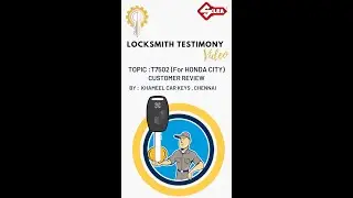 Khameel Car Keys , Chennai (T7502 Key Shell For Honda CIty/Amaze).#keyshell #shortvideo #silca #lock