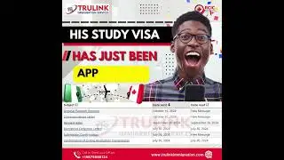 HIS STUDY VISA HAS BEEN APPROVED