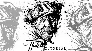 PicsArt Ink Splash Portrait Effect | Editing Tutorial Video | Vector Splash | Thomas Tutorial PH