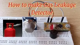 How to make Smoke and GAS Leakage Detector using Arduino | Gas sensor MQ-5 interface with Arduino